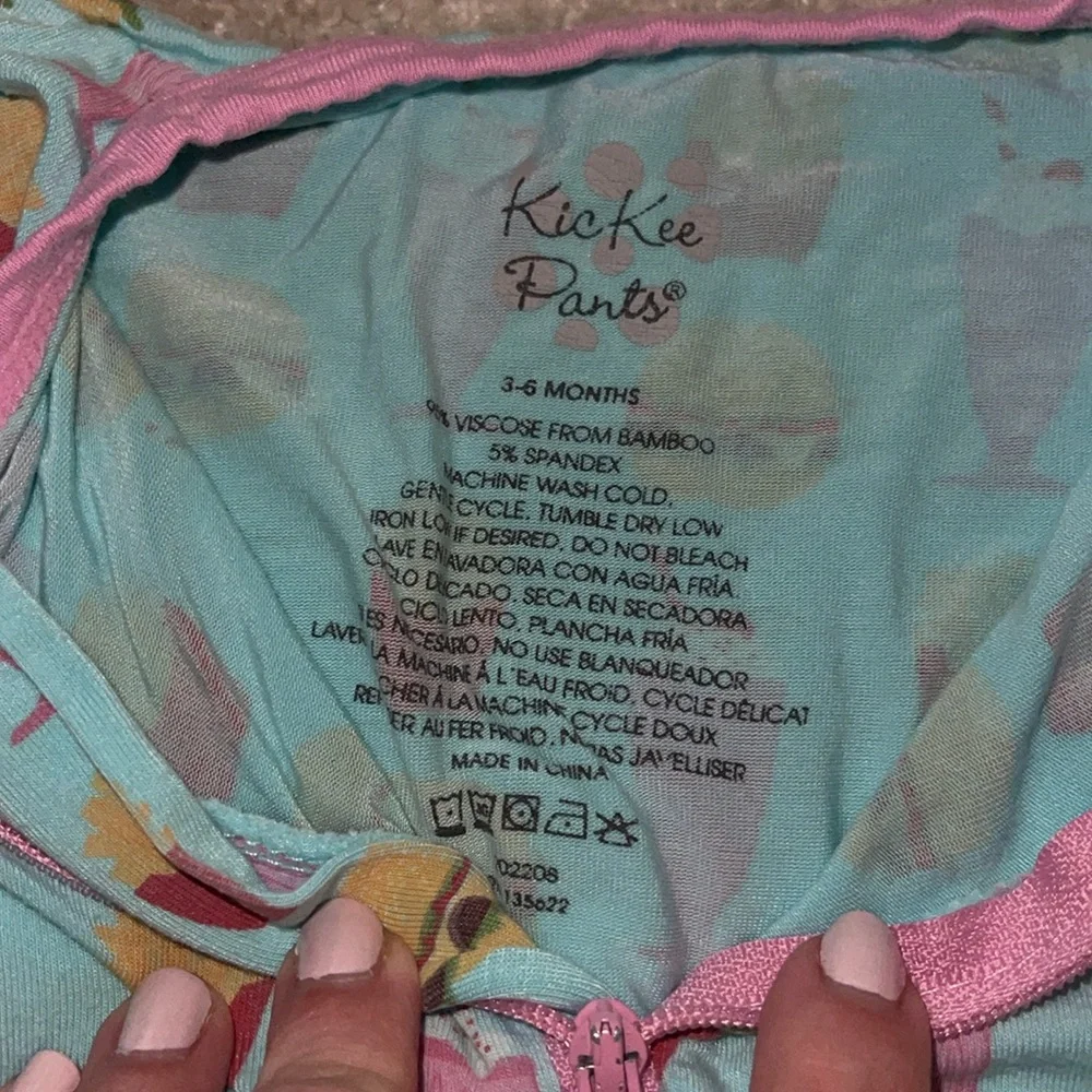 Two Kickee Pants Pajama Footies